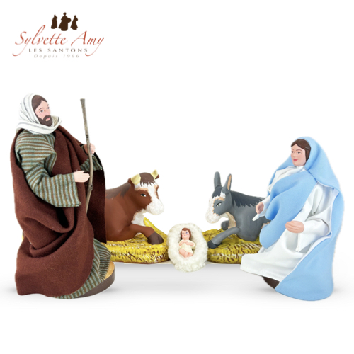 La Nativité Santons Habillés 25 cm - Santons Sylvette Amy